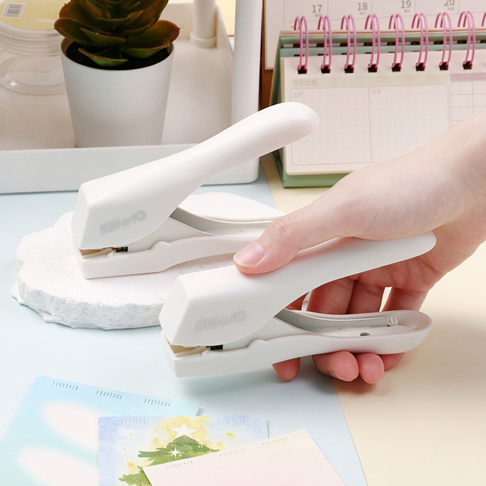 Stapler Heavy Duty - 1 Paket Stapler Tanpa Jarum, Alat