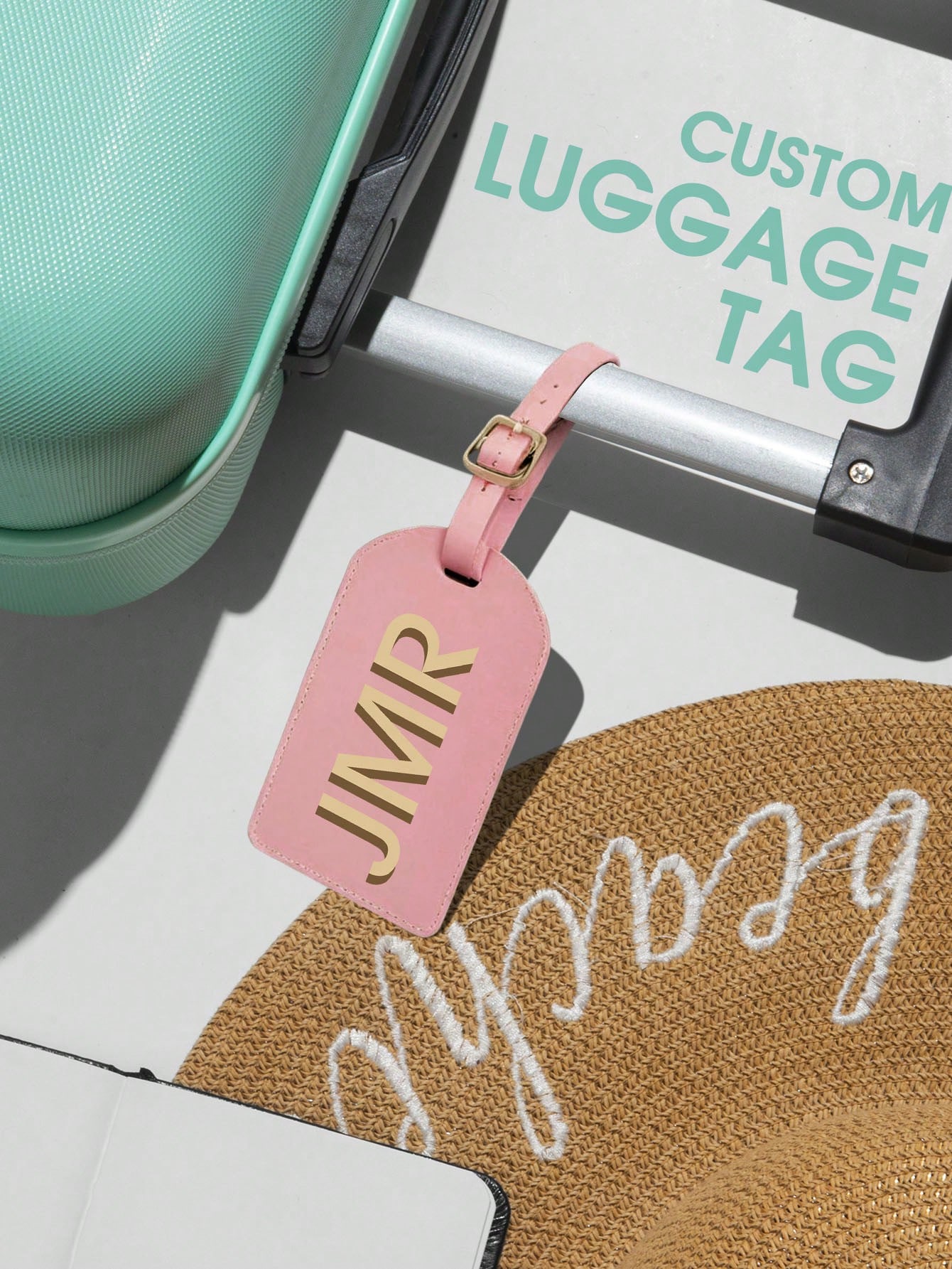 Tag Bagasi Inisial Pribadi Hur - Label Maker ulasan dan harga