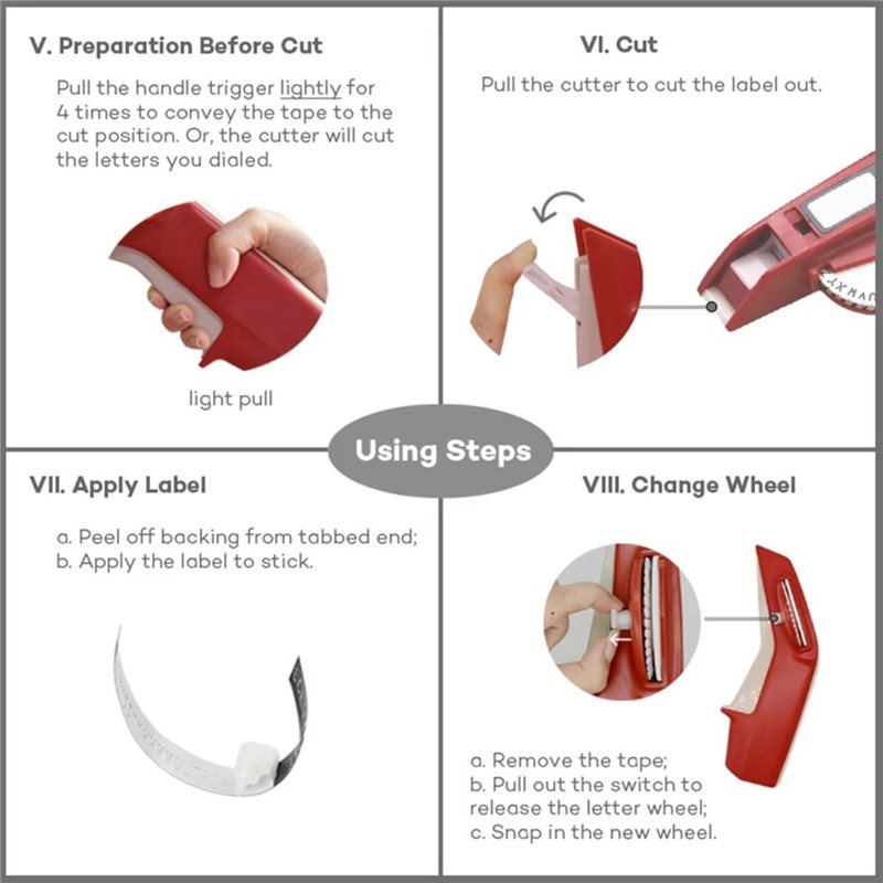 AAAN-DIY Alat Pembuat Label de - Label Maker ulasan dan harga